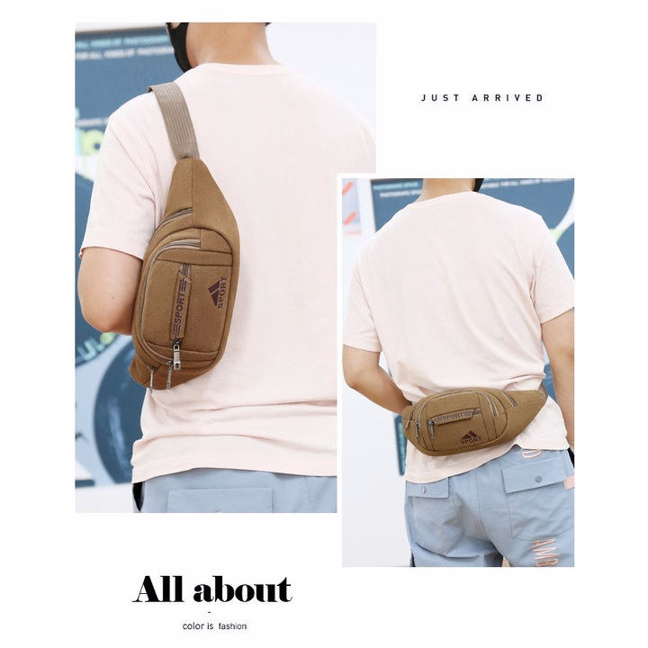 Túi Đeo Chéo, Đeo Hông Unisex Thời Trang Cá Tính Wh637 - Winnie House - Ảnh 15