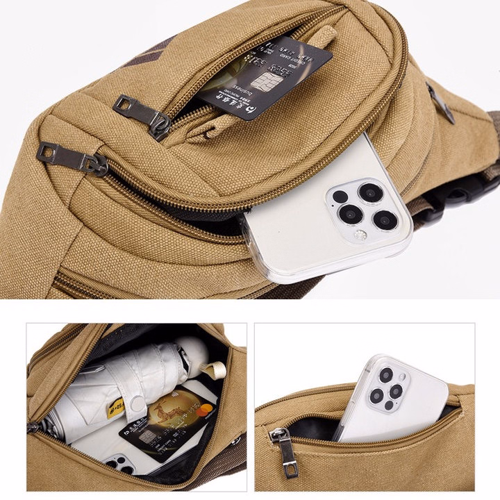 Túi Đeo Chéo, Đeo Hông Unisex Thời Trang Cá Tính Wh637 - Winnie House - Ảnh 7