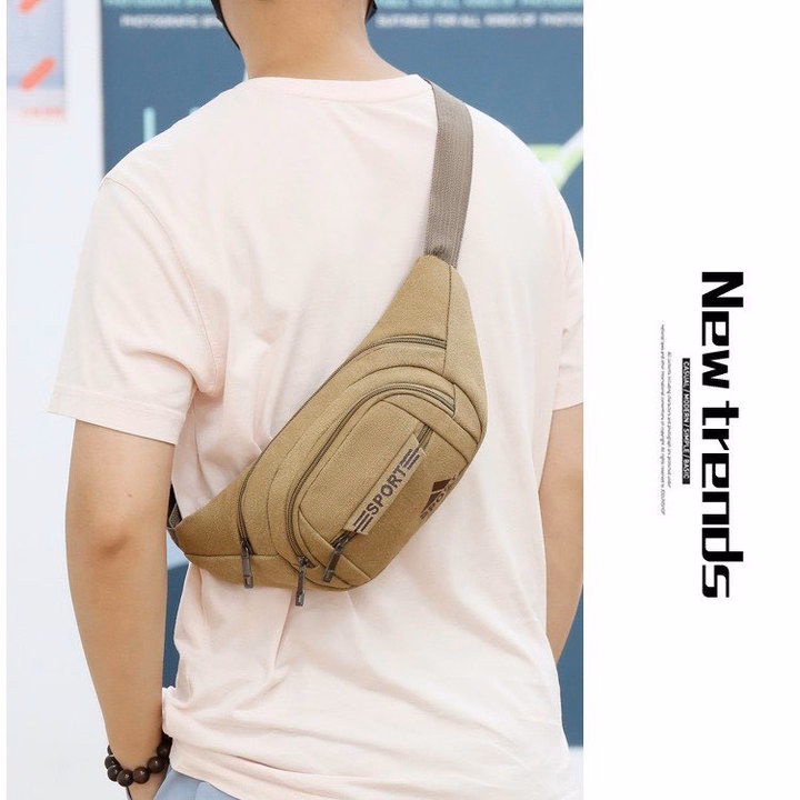 Túi Đeo Chéo, Đeo Hông Unisex Thời Trang Cá Tính Wh637 - Winnie House - Ảnh 14