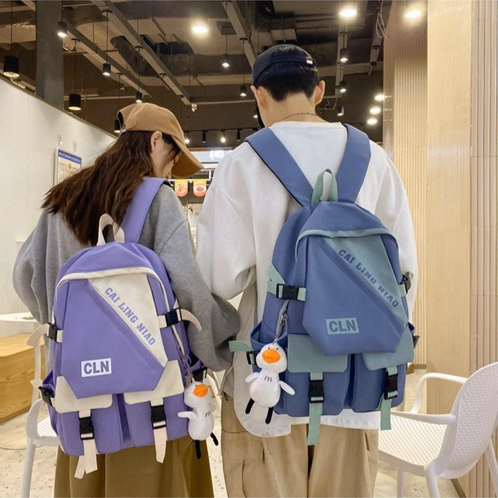 Balo Nam Nữ Ulzzang Thời Trang Cln Chống Thấm Nhiều Màu Wh638 - Winnie House - Ảnh 2