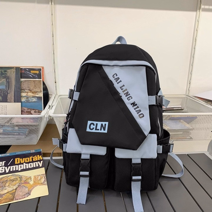 Balo Nam Nữ Ulzzang Thời Trang Cln Chống Thấm Nhiều Màu Wh638 - Winnie House - Ảnh 4
