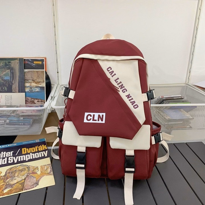 Balo Nam Nữ Ulzzang Thời Trang Cln Chống Thấm Nhiều Màu Wh638 - Winnie House - Ảnh 3