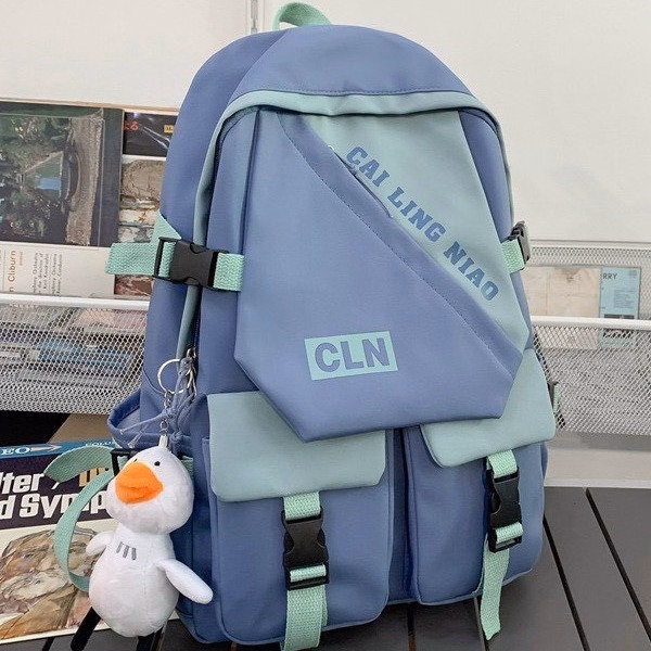 Balo Nam Nữ Ulzzang Thời Trang Cln Chống Thấm Nhiều Màu Wh638 - Winnie House - Ảnh 10