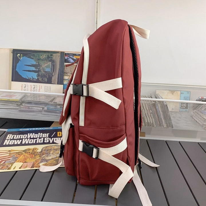 Balo Nam Nữ Ulzzang Thời Trang Cln Chống Thấm Nhiều Màu Wh638 - Winnie House - Ảnh 20