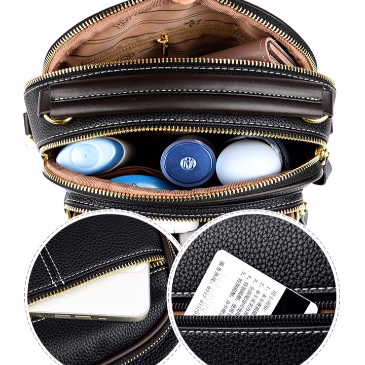 Túi Xách Nữ Đeo Chéo Yt Dây Bản To Nhiều Ngăn Tiện Dụng Wh591, W344 - Winnie House - Ảnh 6