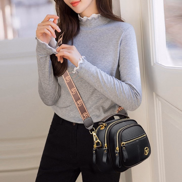 Túi Xách Nữ Đeo Chéo Yt Dây Bản To Nhiều Ngăn Tiện Dụng Pp591 - Pipi Store - Ảnh 3