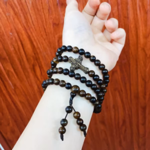 Vòng Tay Thánh Giá Trầm Hương Dó Dây Indoneysia Thiên Nhiên - Thắng Giang