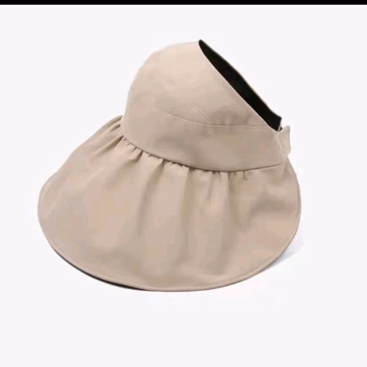 Mũ Bucket Vành Rộng Trơn Hở Chóp Chống Nắng- Chống Tia Uv Thời Trang 2024 - Shop Mẹ Bống - Ảnh 4