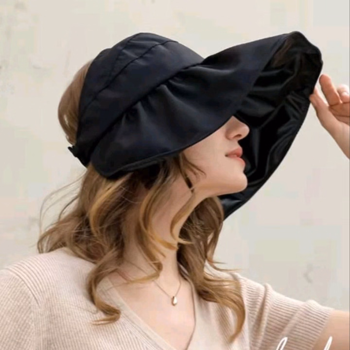 Mũ Bucket Vành Rộng Trơn Hở Chóp Chống Nắng- Chống Tia Uv Thời Trang 2024 - Shop Mẹ Bống - Ảnh 7