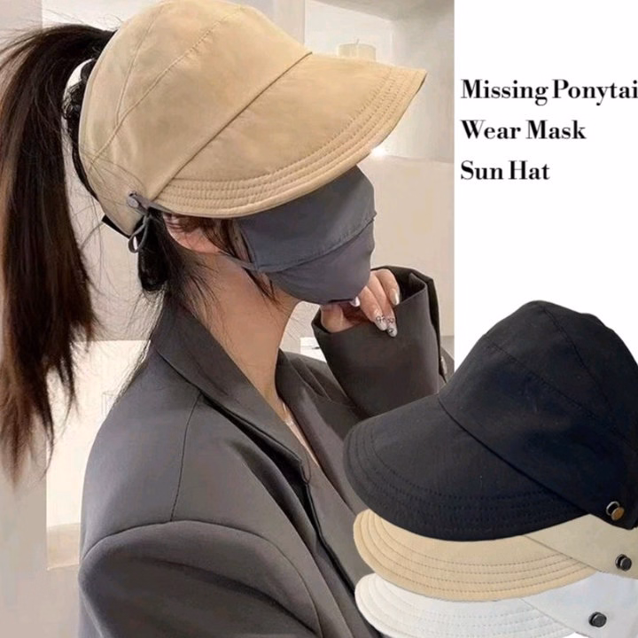 Mũ Chống Nắng Lưỡi Trai Vành Rộng Hở Chóp Thời Trang Hot 2024 - Shop Mẹ Bống - Ảnh 11