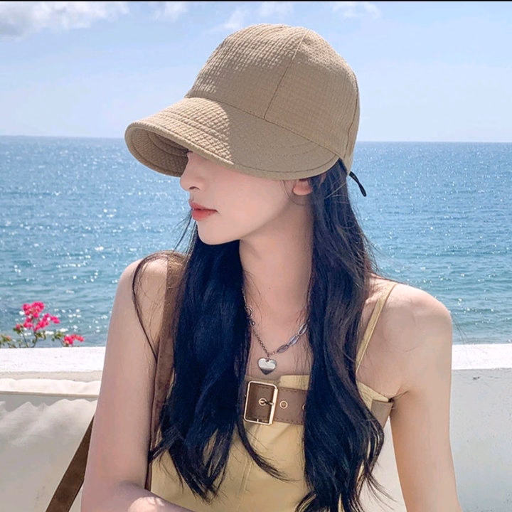 Mũ Chống Nắng - Nón Vải Kiểu Hàn Vành Cụp-Thời Trang Hàn Quốc - Ảnh 3