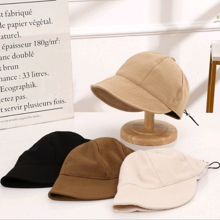 Mũ Chống Nắng - Nón Vải Kiểu Hàn Vành Cụp-Thời Trang Hàn Quốc - Ảnh 4