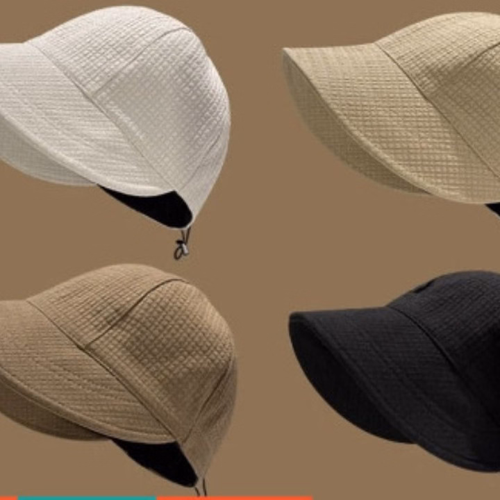 Mũ Chống Nắng - Nón Vải Kiểu Hàn Vành Cụp-Thời Trang Hàn Quốc - Ảnh 9