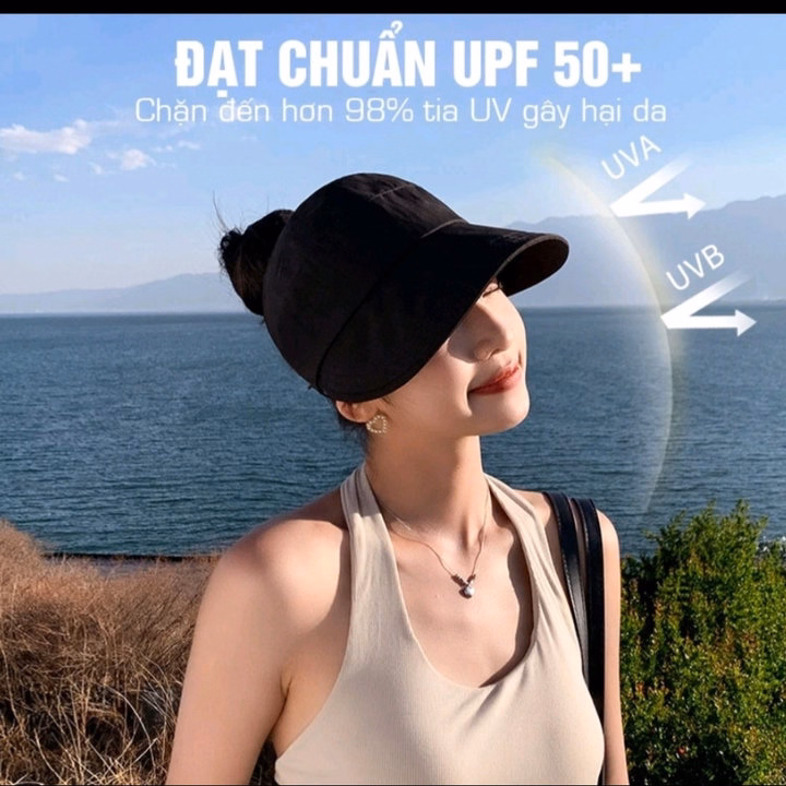 Mũ Chống Nắng - Nón Vải Kiểu Hàn Vành Cụp-Thời Trang Hàn Quốc - Ảnh 2