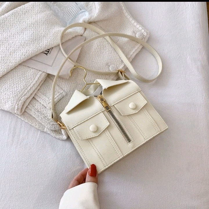 Túi Xách + Đeo Chéo Da Cao Cấp Hình Chiếc Áo Yvy87_ Triệu Vy Store - Ảnh 2