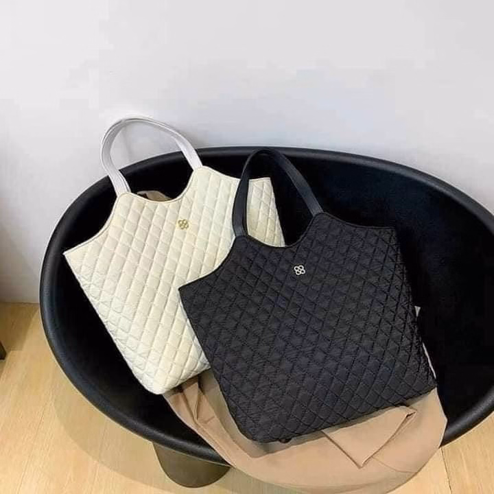 Túi Tote Nữ Đeo Vai Trần Trám Vải Dù Siêu Xinh - Ảnh 3