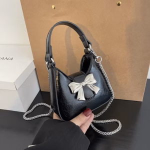 Túi Xách Nữ Phối Nơ Xinh Thời Trang Xách Tay, Túi Đeo Vai Đeo Chéo Kẹp Nách Larita 971