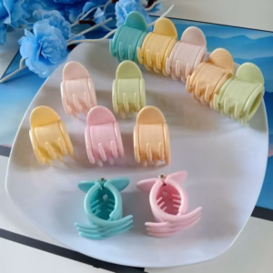 Set 3 Kẹp Tóc Càng Cua Mix Màu Khác Nhau 3 Răng, 6 Răng Cực Bền - Dâu Shop