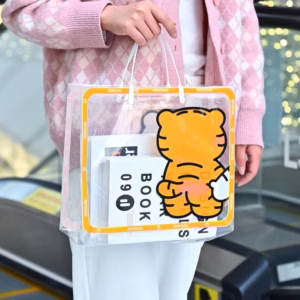 Set 3 Túi Trong Suốt Hình Hổ Kute Dễ Thương