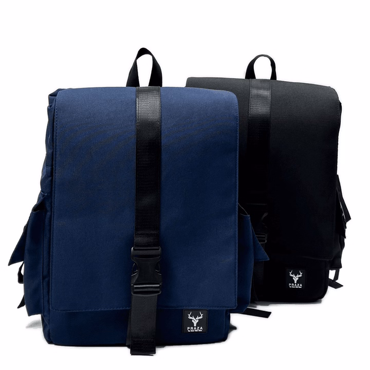 Balo Nam Nữ Roobin Khóa Gài Đựng Laptop 13 14 Inch Vải Trượt Nước Bls206 - Praza - Ảnh 8