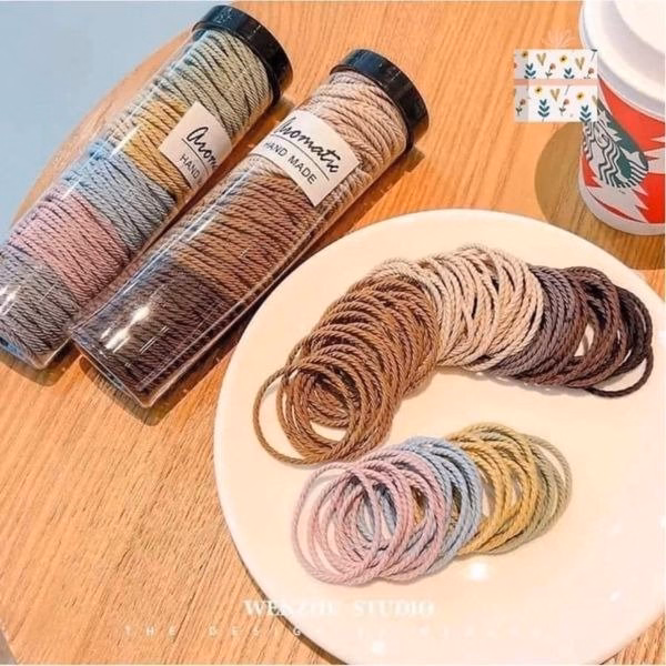 Ống Chun Buộc Tóc Style Hàn Quốc - Ảnh 4