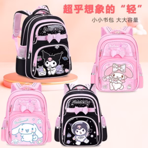 Balo Đi Học Cho Bé Gái Hoạt Hình 3D Dễ Thương Chống Thấm Wh650 - Winnie House