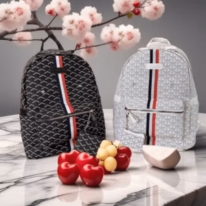 Balo Da Nam Nữ Họa Tiết Vảy Rồng Phối Sọc Kèm Ví Nhỏ Vừa A4 Siêu Hot Wh651, W446 - Winnie House