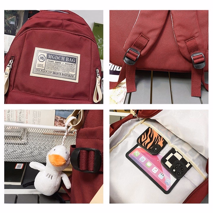 Balo Thời Trang Oxford Chống Thấm: "Lên Đẳng Cấp" Cho Set Đồ Của Bạn!" Wh659 - Winnie House - Ảnh 4