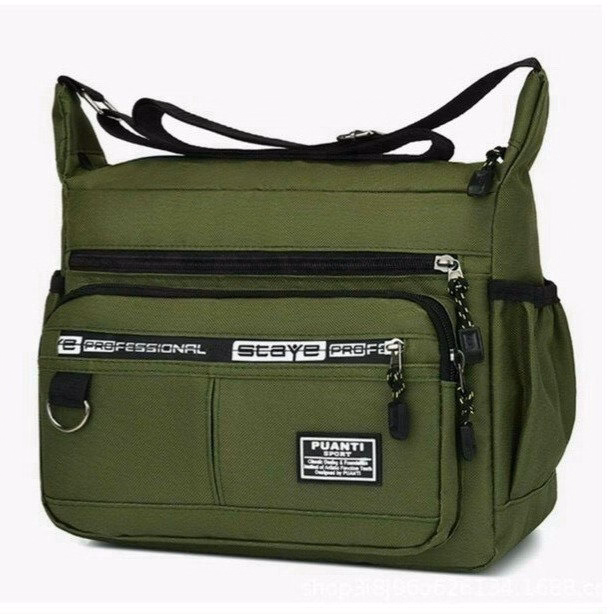 Túi Đeo Chéo Nam Nữ Vải Dù Chống Nước Sức Chưa Lớn Đa Năng Thời Trang - Ảnh 6