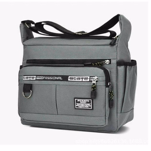 Túi Đeo Chéo Nam Nữ Vải Dù Chống Nước Sức Chưa Lớn Đa Năng Thời Trang - Ảnh 12