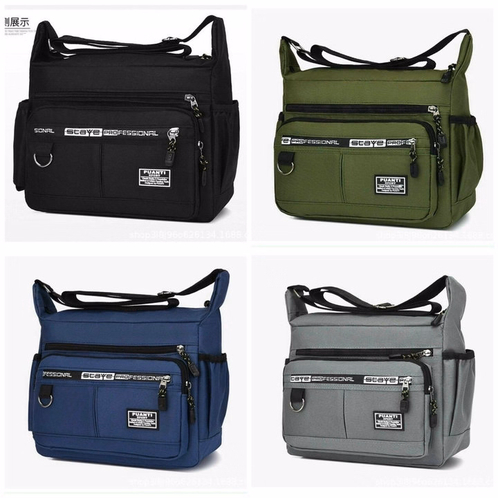 Túi Đeo Chéo Nam Nữ Vải Dù Chống Nước Sức Chưa Lớn Đa Năng Thời Trang - Ảnh 19