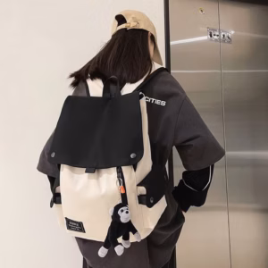 Balo Đi Học Nam Nữ Chống Thấm Nước Phong Cách Hàn Quốc Basic St2317 - Nana House