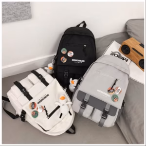 Balo Đi Học Vải Bố Mgdchbag Phối Khóa Nắp Nhỏ Vừa A4 Ts4365 - Sam Store