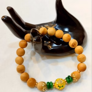 [Dây] Vòng Tay Gỗ Đàn Hương Phối Charm - Ttvtgdh - Tường Thuận