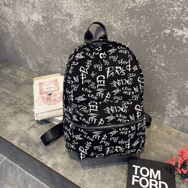 Balo Vải Dù Chữ Trắng Size 43 Vừa A4, Laptop Thời Trang Cá Tính Wh682 - Winnie House - Ảnh 6