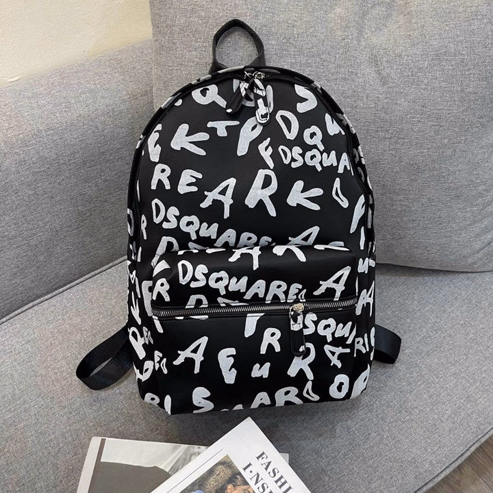 Balo Vải Dù Chữ Trắng Size 43 Vừa A4, Laptop Thời Trang Cá Tính Wh682 - Winnie House - Ảnh 5