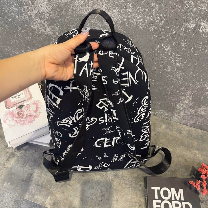 Balo Vải Dù Chữ Trắng Size 43 Vừa A4, Laptop Thời Trang Cá Tính Pp682 - Pipi Store - Ảnh 7