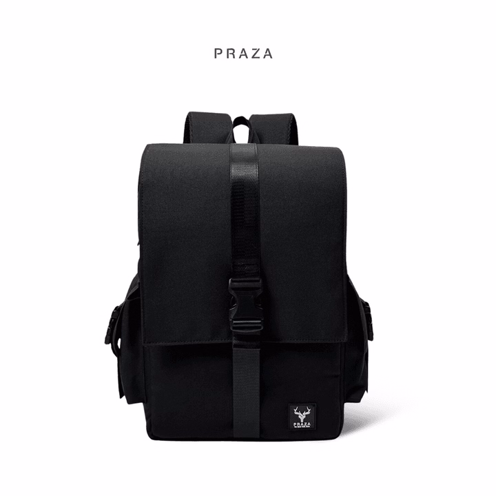 Balo Nam Nữ Roobin Khóa Gài Đựng Laptop 13 14 Inch Vải Trượt Nước Bls206 - Praza