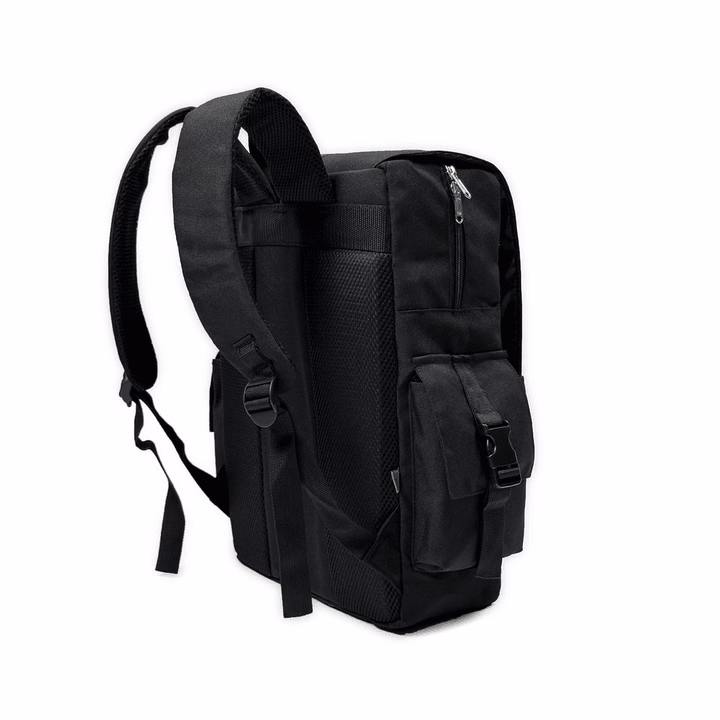 Balo Nam Nữ Roobin Khóa Gài Đựng Laptop 13 14 Inch Vải Trượt Nước Bls206 - Praza - Ảnh 5