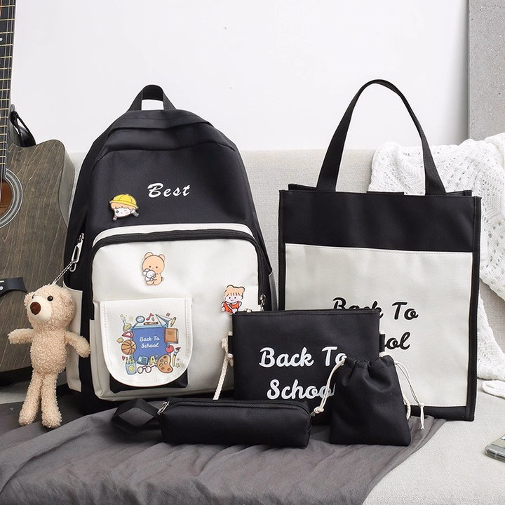 Set Balo 4 Món Back To School Vừa A4 St1209- Sam Store - Ảnh 3