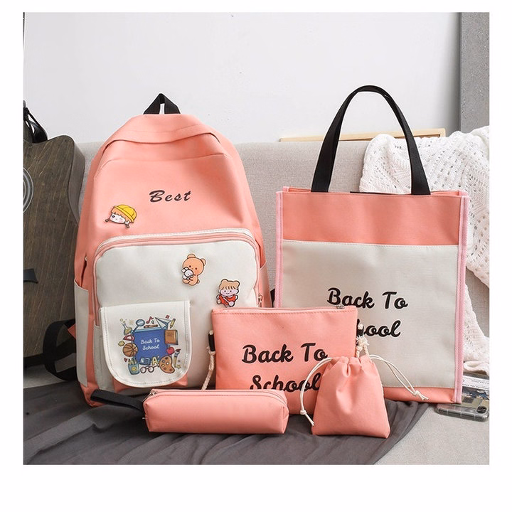 Set Balo 4 Món Back To School Vừa A4 St1209- Sam Store - Ảnh 2