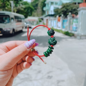 Vòng Tay Hồ Ly Cỏ Bốn Lá Ngũ Điếu Sơn Thủy Thiên Nhiên - Thắng Giang