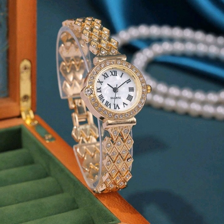 Đồng Hồ Nữ Đính Đá Sang Trọng Cao Cấp Yvy444_Triệu Vy Store - Ảnh 6