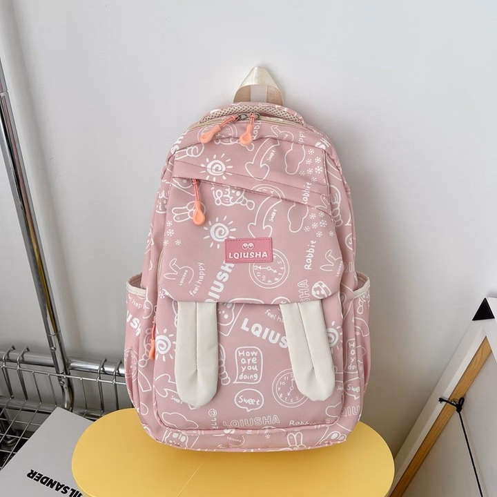 Cực Cool, Cực Chất Với Balo Học Sinh Tai Thỏ Chống Nước Pp694 - Pipi Store - Ảnh 2