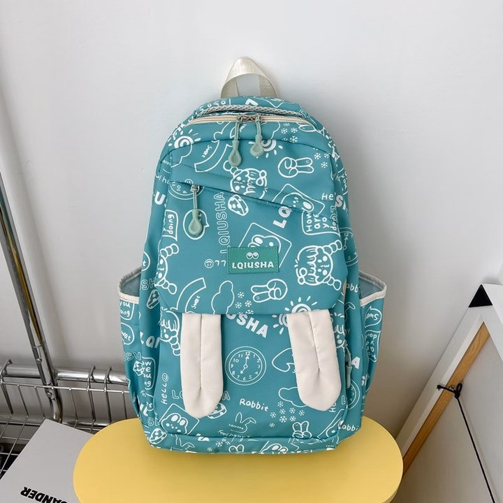 Cực Cool, Cực Chất Với Balo Học Sinh Tai Thỏ Chống Nước Pp694 - Pipi Store - Ảnh 3