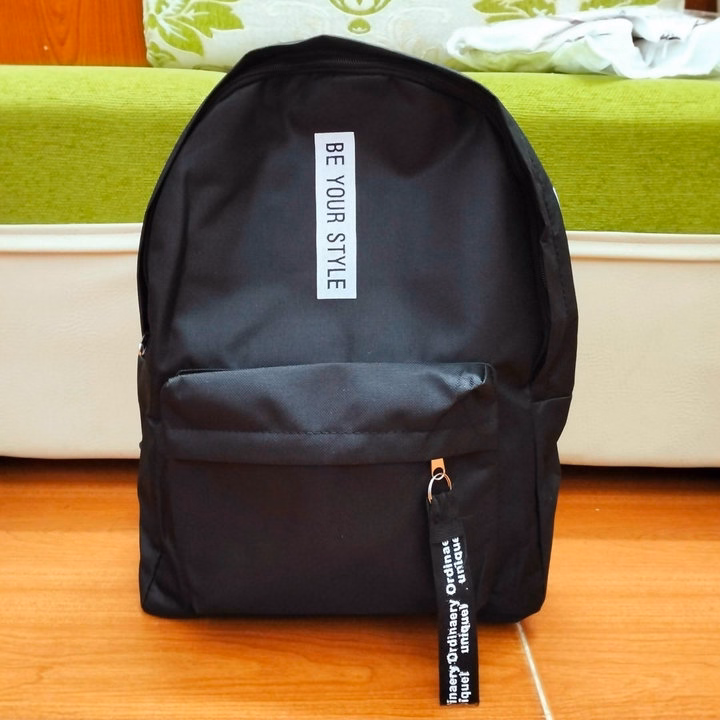 Balo Đi Học Vải Bố Canva In Chữ Và Mèo Xinh Xắn - Shop Mẹ Bống - Ảnh 15