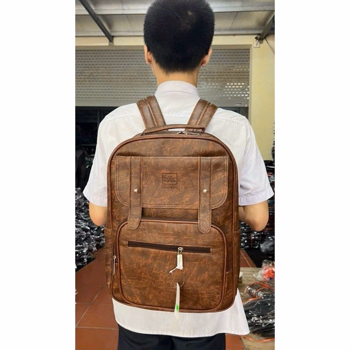 Balo Da Nam Cao Cấp Thời Trang - Đồng Hành Cùng Phong Cách Và Tiện Ích Wh698 - Winnie House - Ảnh 6