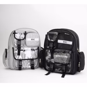 Balo Hộp Mẫu Mới Phối Mica Vừa A4 St026- Sam Store