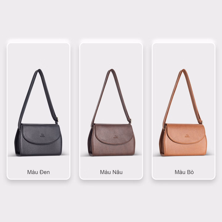 Túi Đeo Chéo Nữ Nắp Gập Dáng Bầu Fadoda Fn21 - Ảnh 10