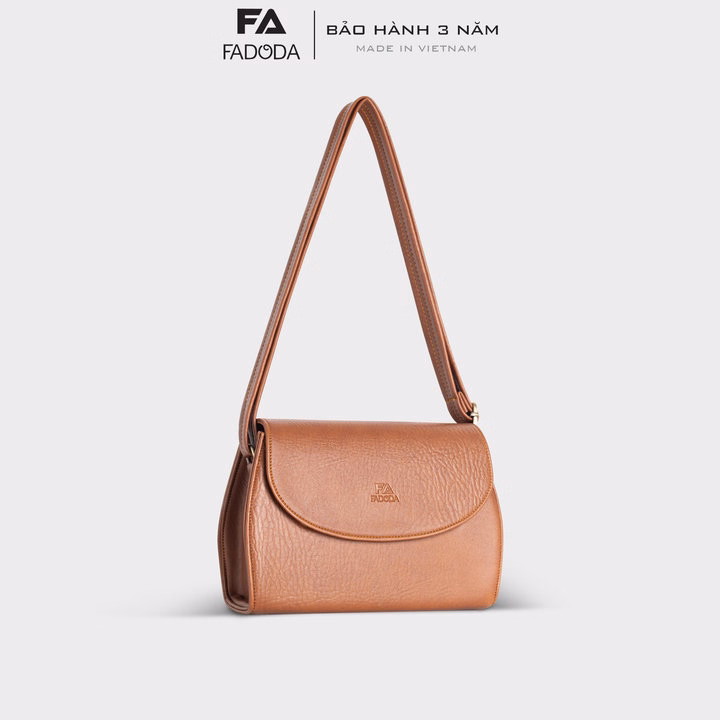 Túi Đeo Chéo Nữ Nắp Gập Dáng Bầu Fadoda Fn21